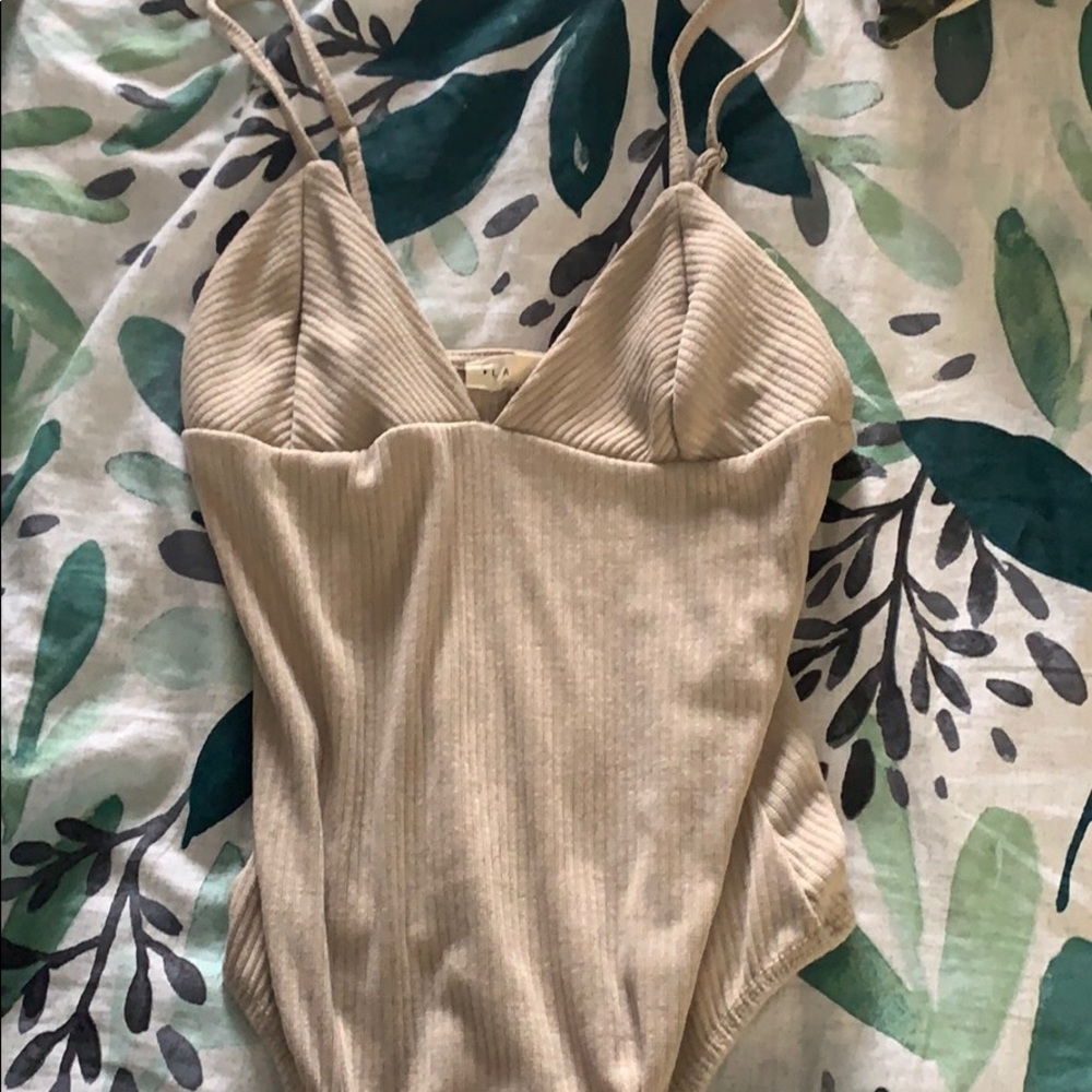 Beige Bodysuit